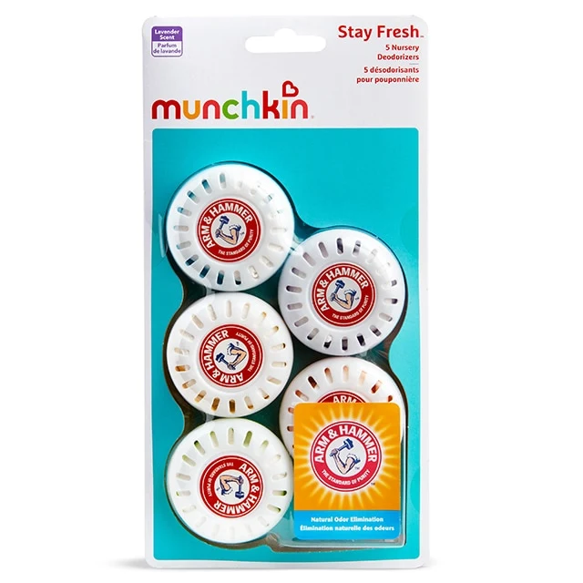 Désodorisants pour chambre de bébé Arm & Hammer™ Stay Fresh™, lot de 5 disques rafraîchissants