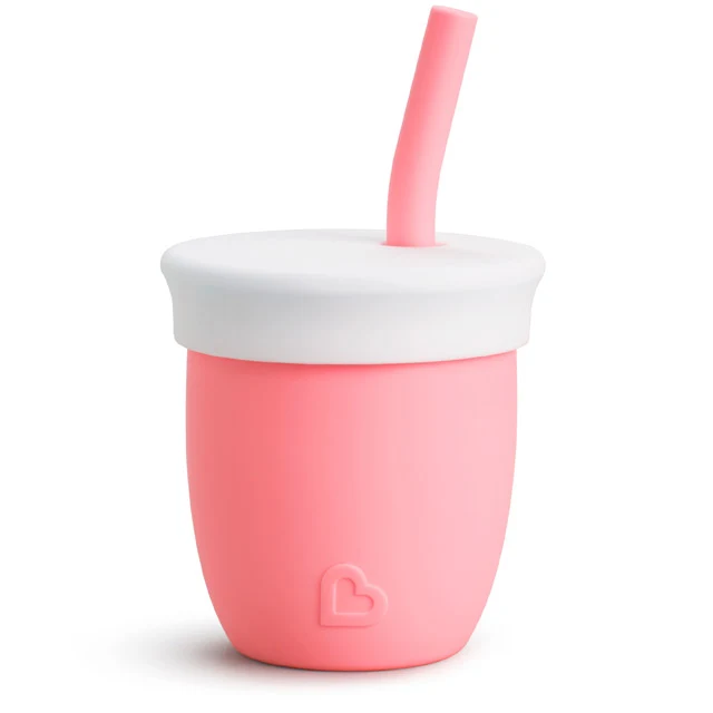 C’est Silicone!™ 빨대 트레이닝 컵, 4oz