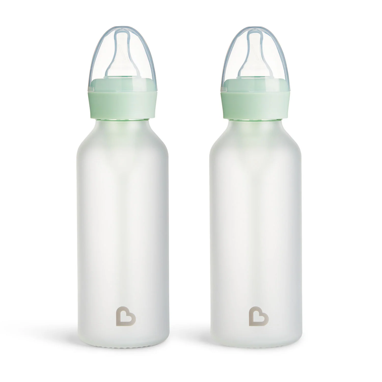 Biberon en verre et silicone Bond® pour bébé, 2 pièces, sans microplastique