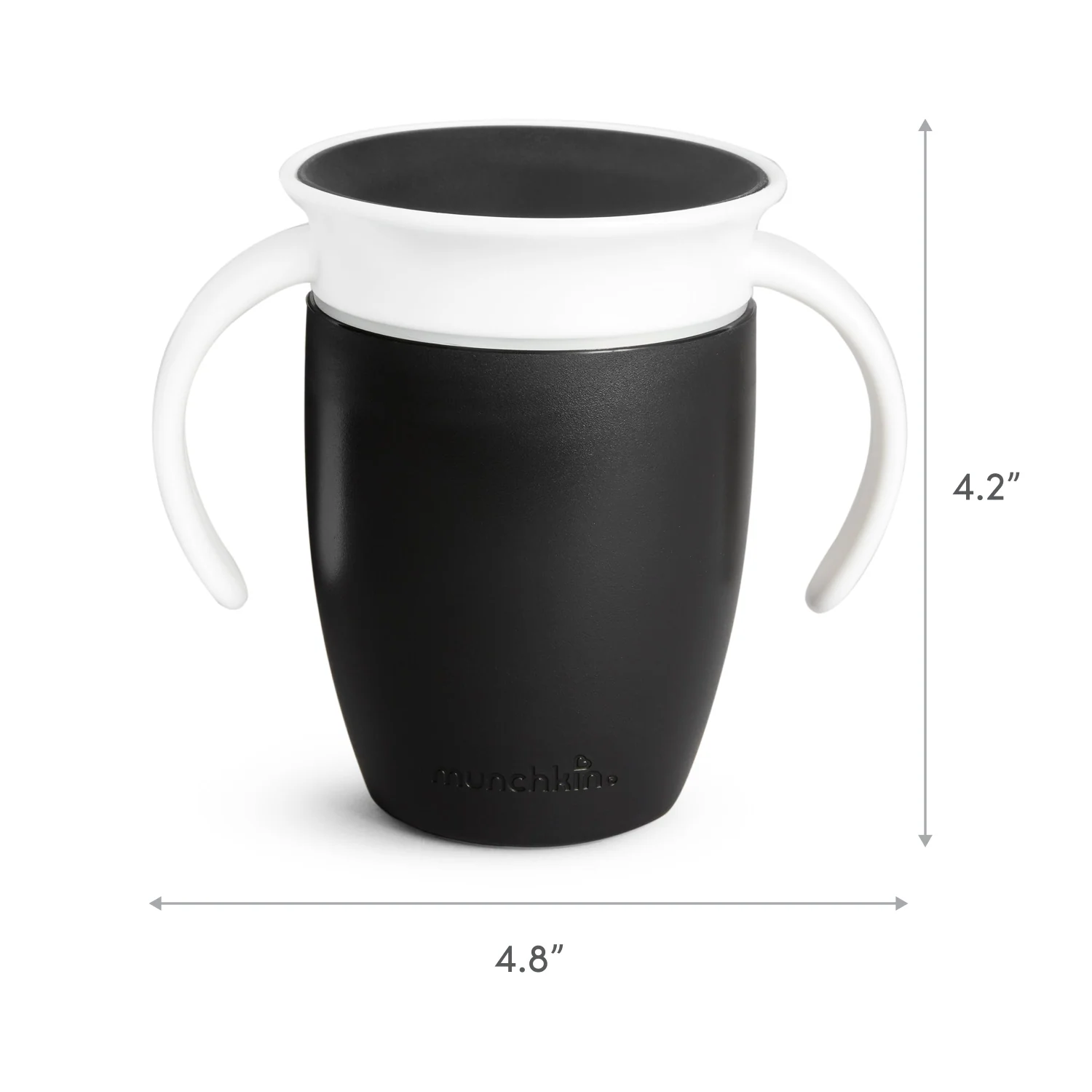 Tasse d'apprentissage Miracle® 360° Noir & Blanc, 7oz, lot de 2
