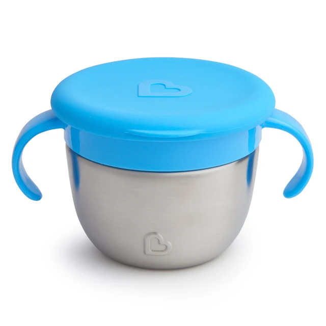 Munchkin Snack+ Stainless Steel Snack Catcher Container for Toddlers