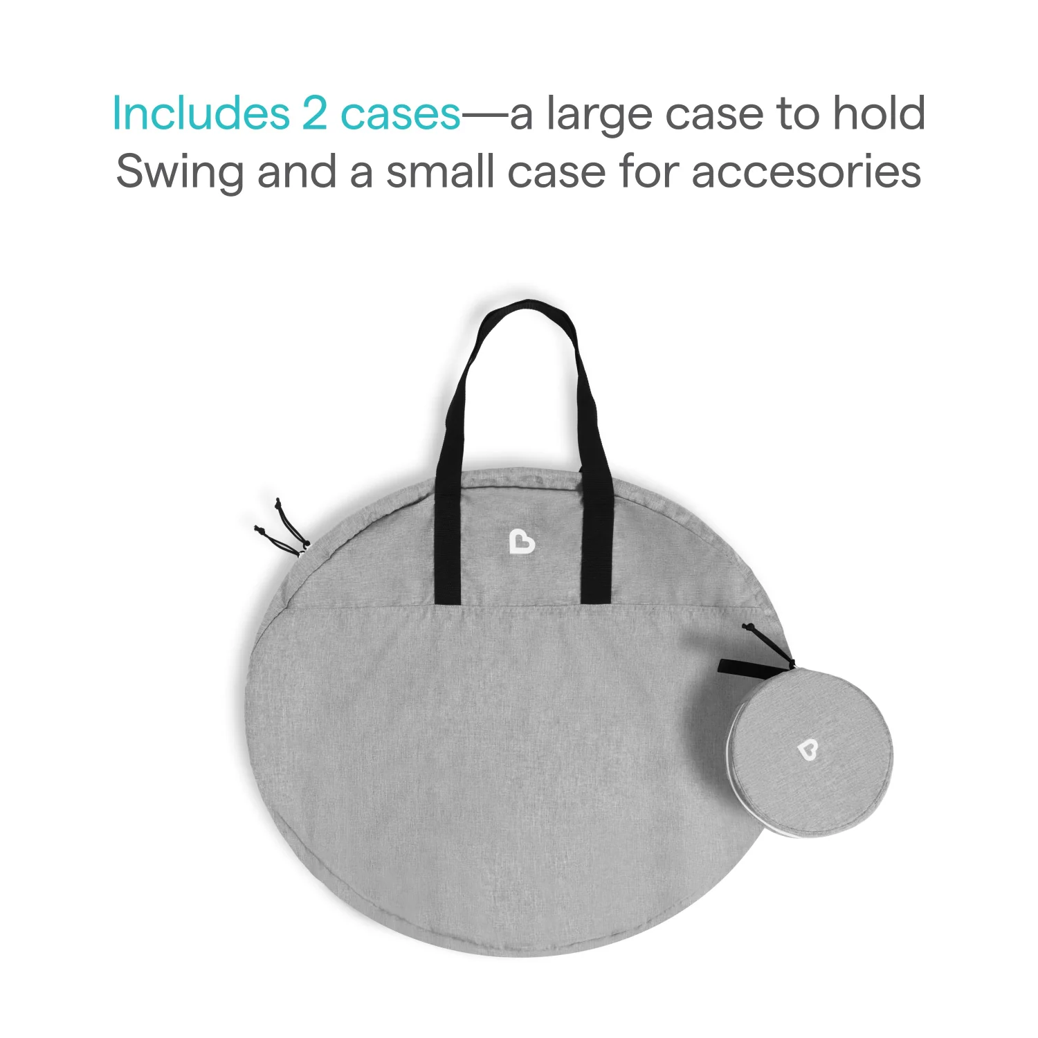 Travel Case Tote Bag for Munchkin Swing with Two Storage Cases