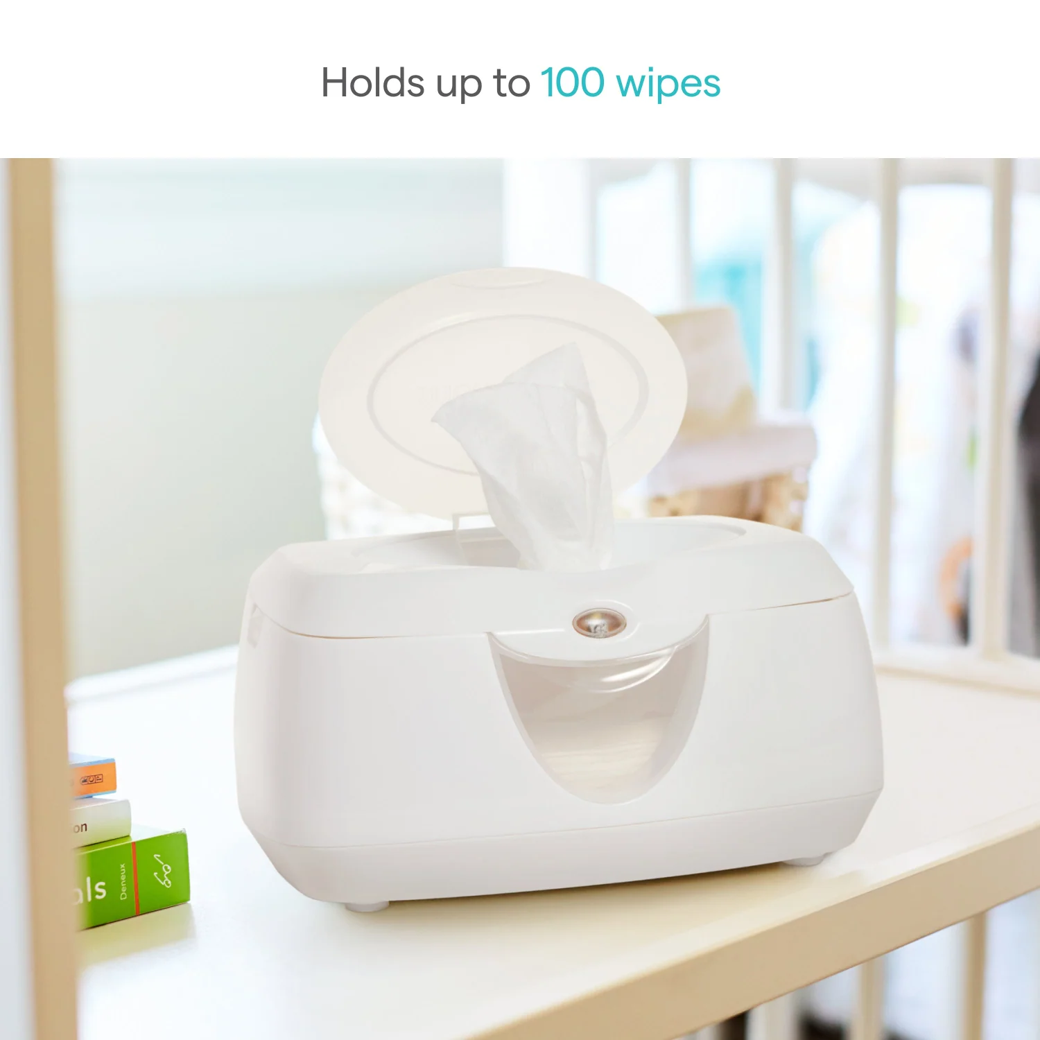 Warm Glow Wipe Warmer with Night Light for Baby Wipes