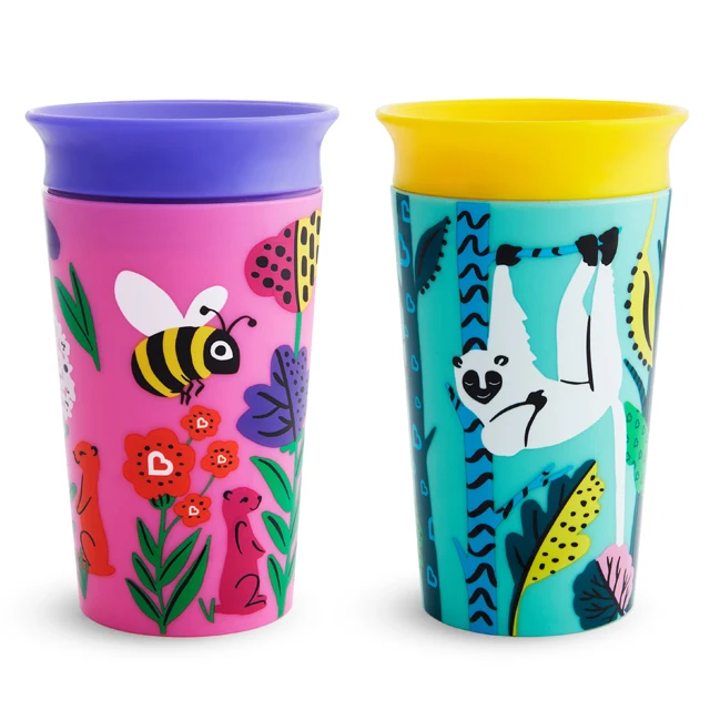 Miracle® 360° WildLove 시피 컵, 9oz, 2개입