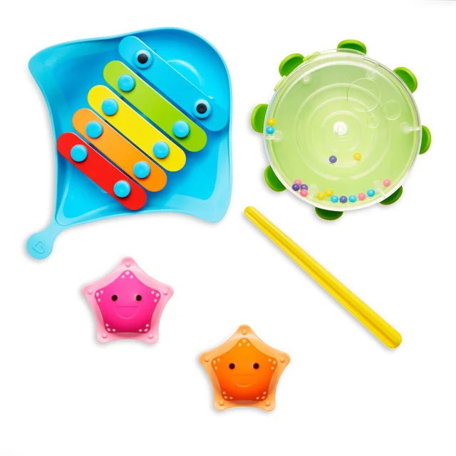 Bath Beats Musical Bath Toy Gift Set with Xylophone and Shakers