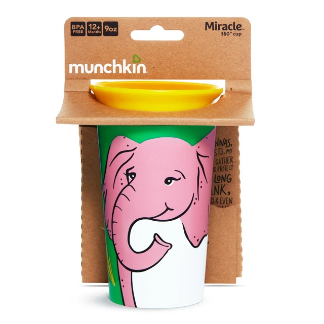Miracle® 360° WildLove Sippy Cup, 9oz — Spill-Free Sips from Any Side