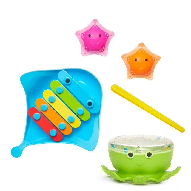 Bath Beats Musical Bath Toy Gift Set with Xylophone and Shakers